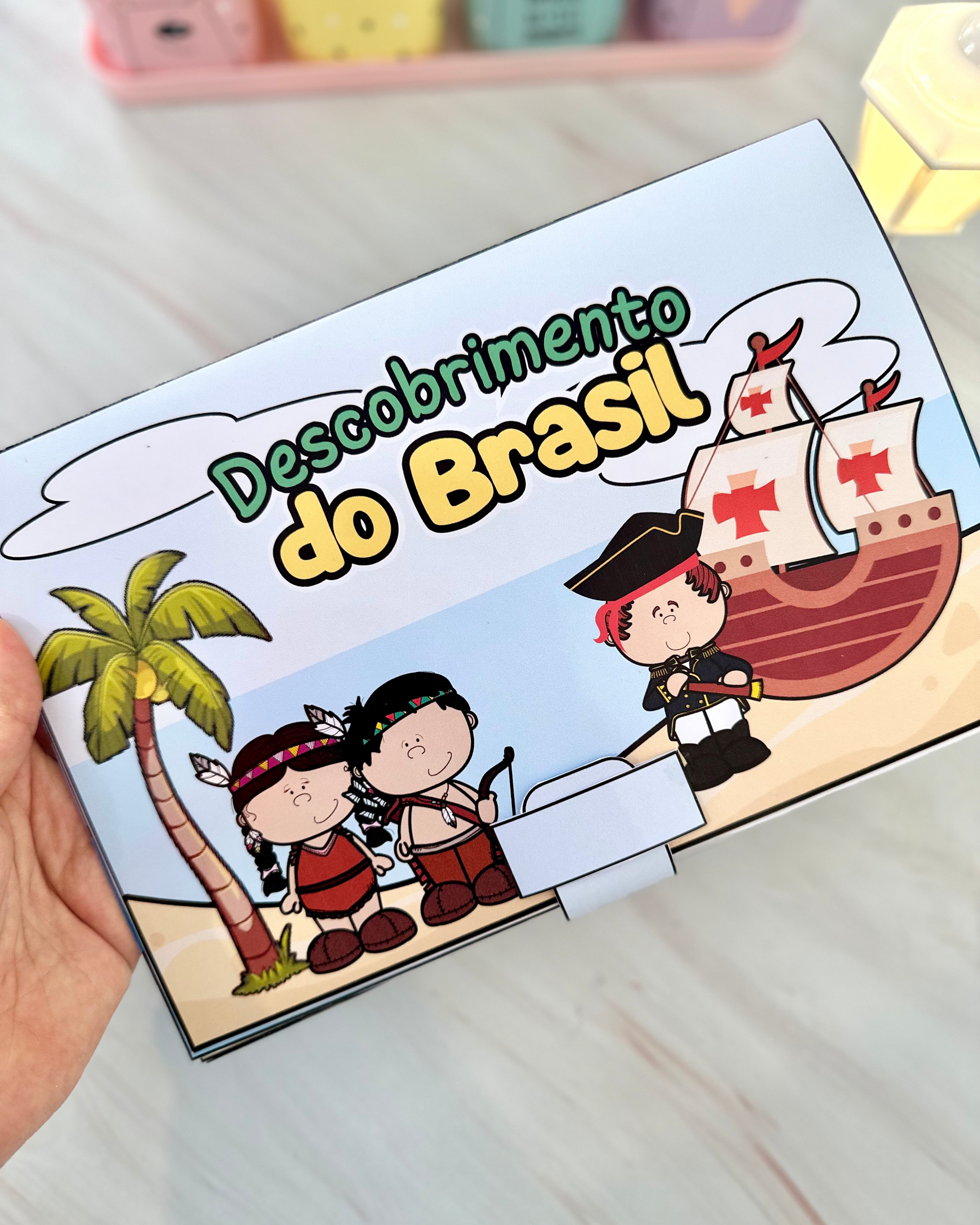 Livro 3D Descobrimento do Brasil
