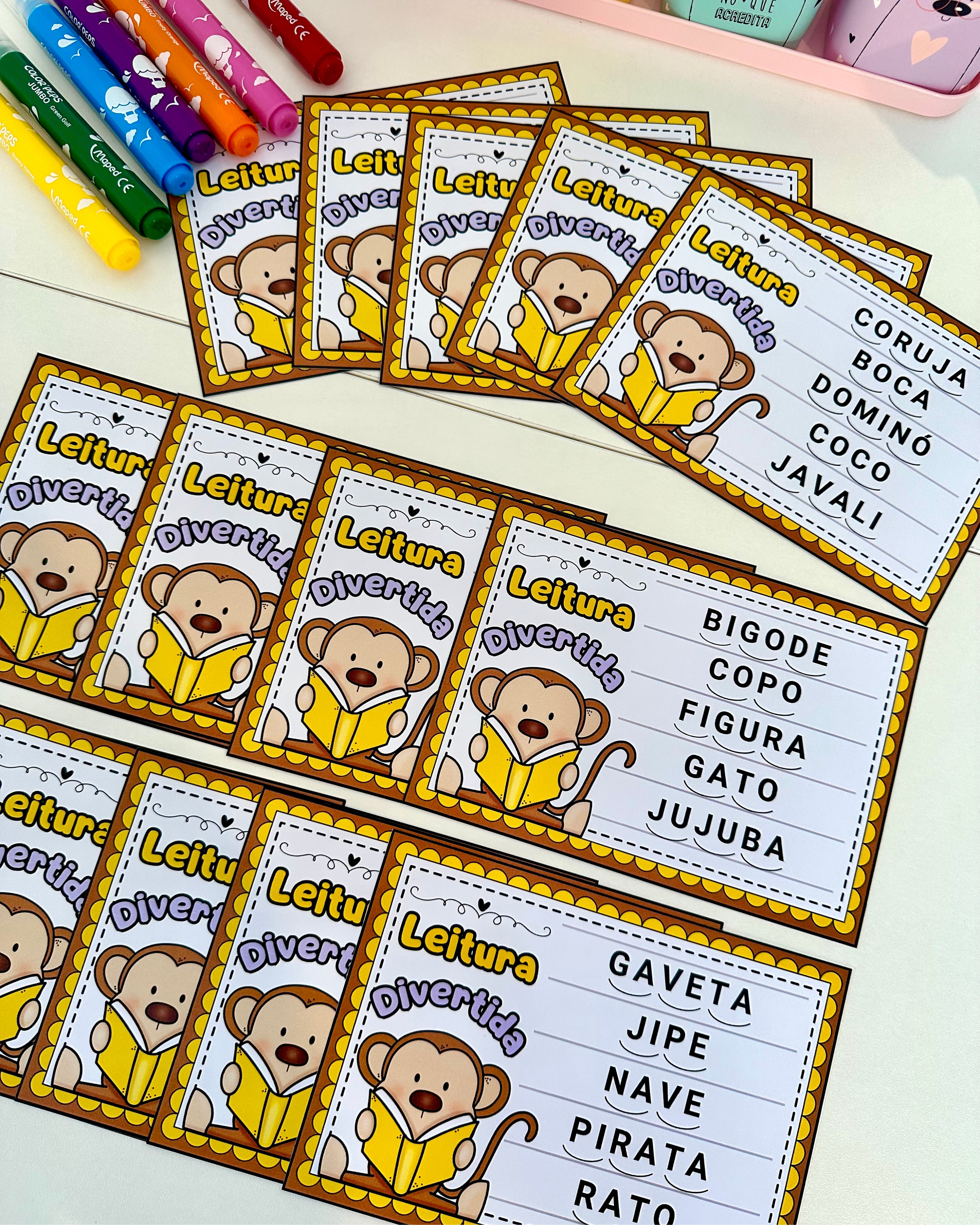 Fichas Leitura Divertida