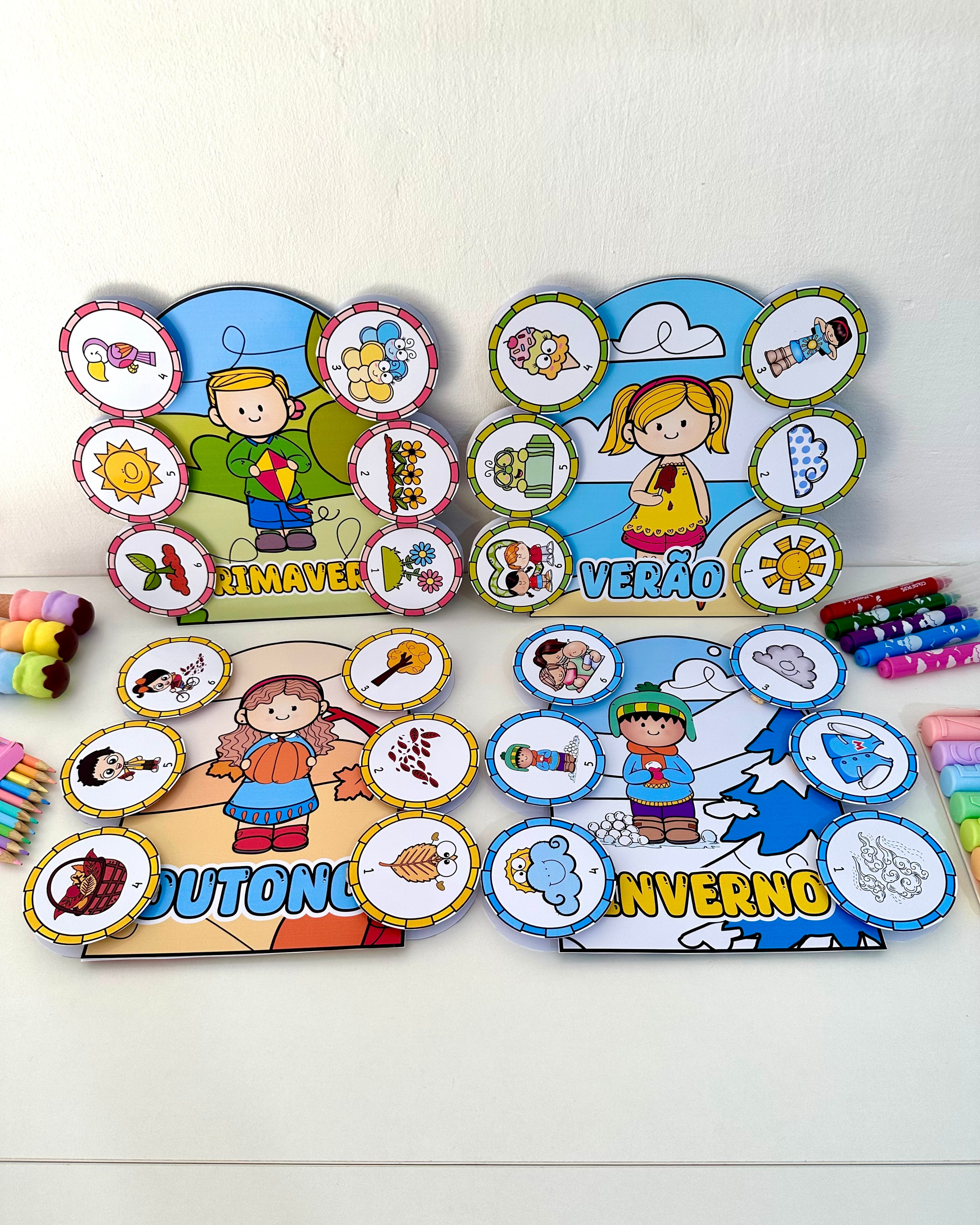 Kit Luvas 4 Estações