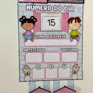 Cartaz Número do Dia