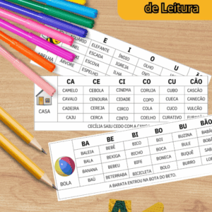 Fichas de Leitura de A-Z