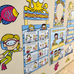 Kit Sala Fundo do Mar