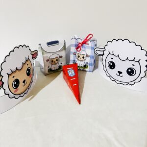 Mini Kit Páscoa – Tema Cordeirinho