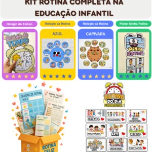KIT COMPLETO DE ROTINA INFANTIL