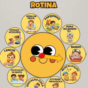 Relógio da Rotina Infantil – Berçário