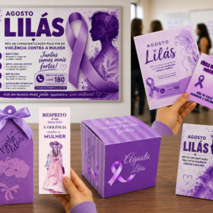 Kit Agosto Lilás