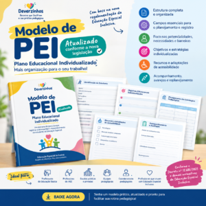 📘 MODELO DE PEI ATUALIZADO — EDUCAÇÃO ESPECIAL INCLUSIVA