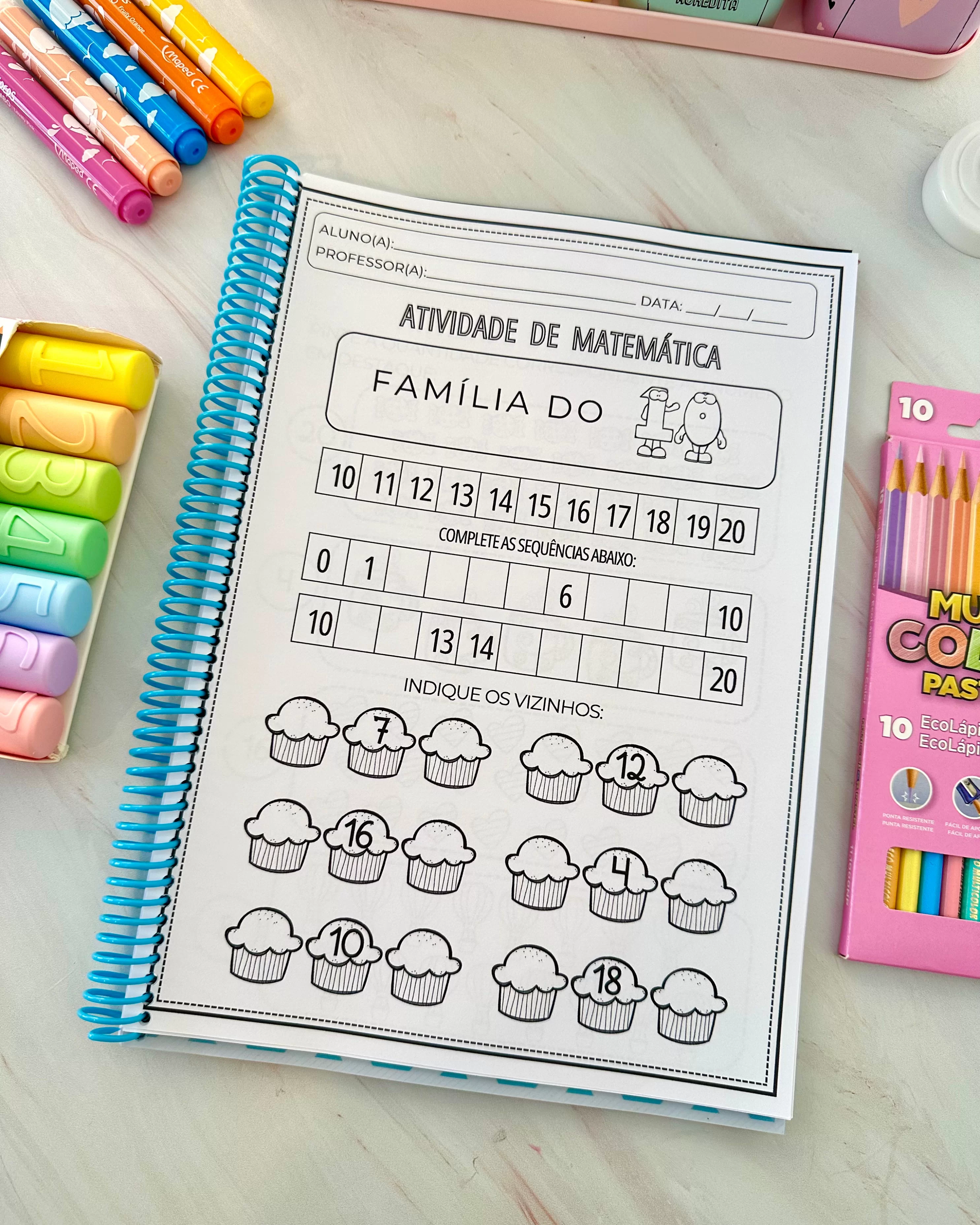 Atividades Números de 1 a 20 - Imagem 7