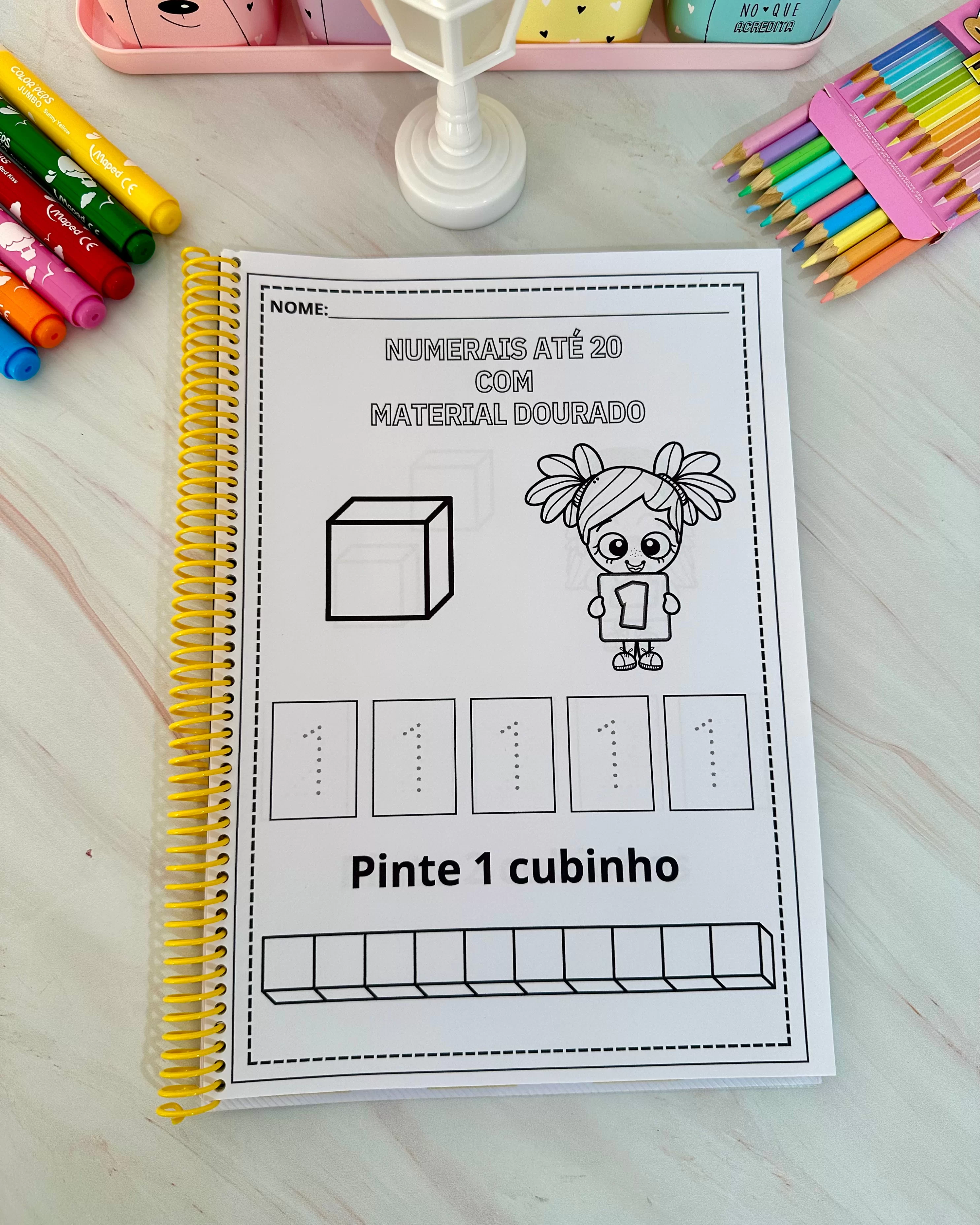 Apostila Numerais - Material Dourado - Imagem 4