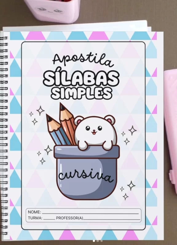 Apostila Sílabas Simples - CURSIVA