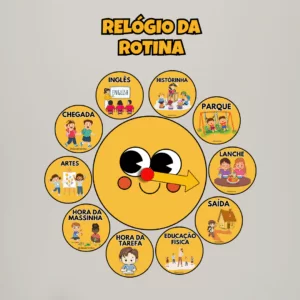 Relógio da Rotina da Educação Infantil
