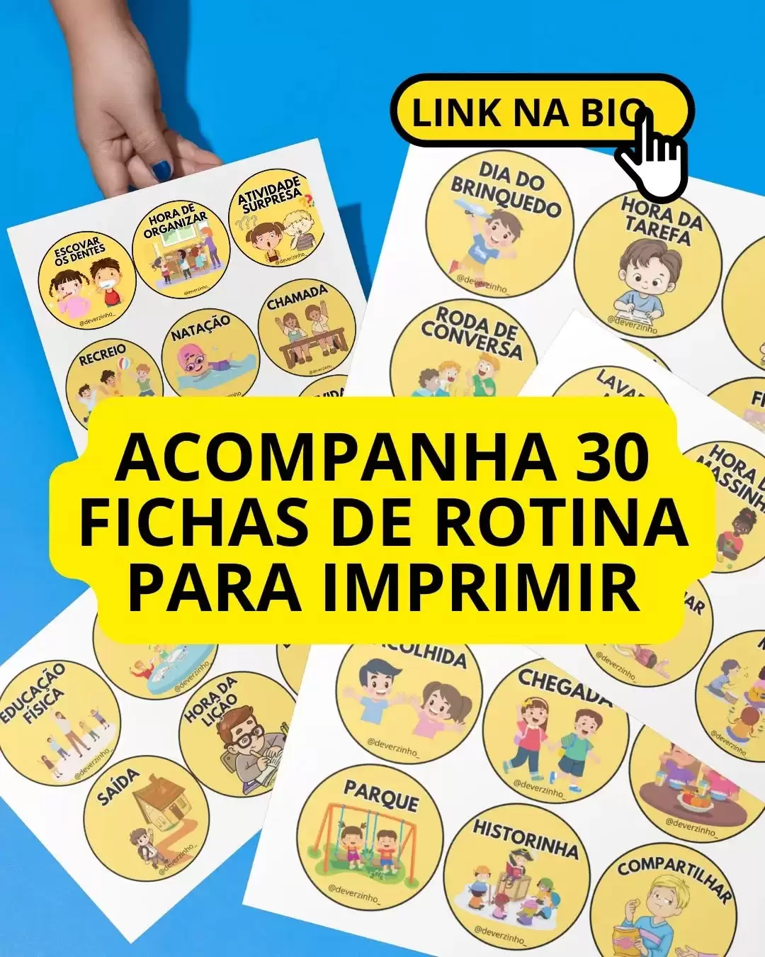 Relógio da Rotina da Educação Infantil - Imagem 3