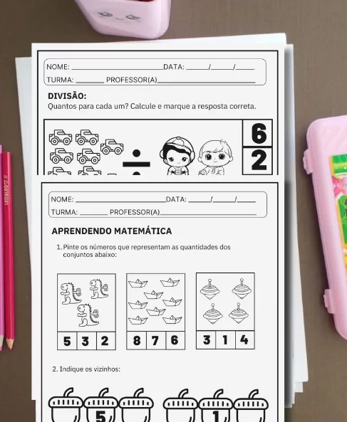 Apostila Aprendendo Matemática - Imagem 2