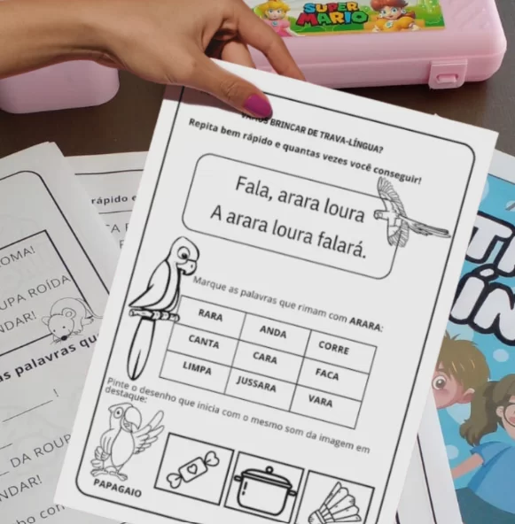 Apostila Trava-línguas - Imagem 5