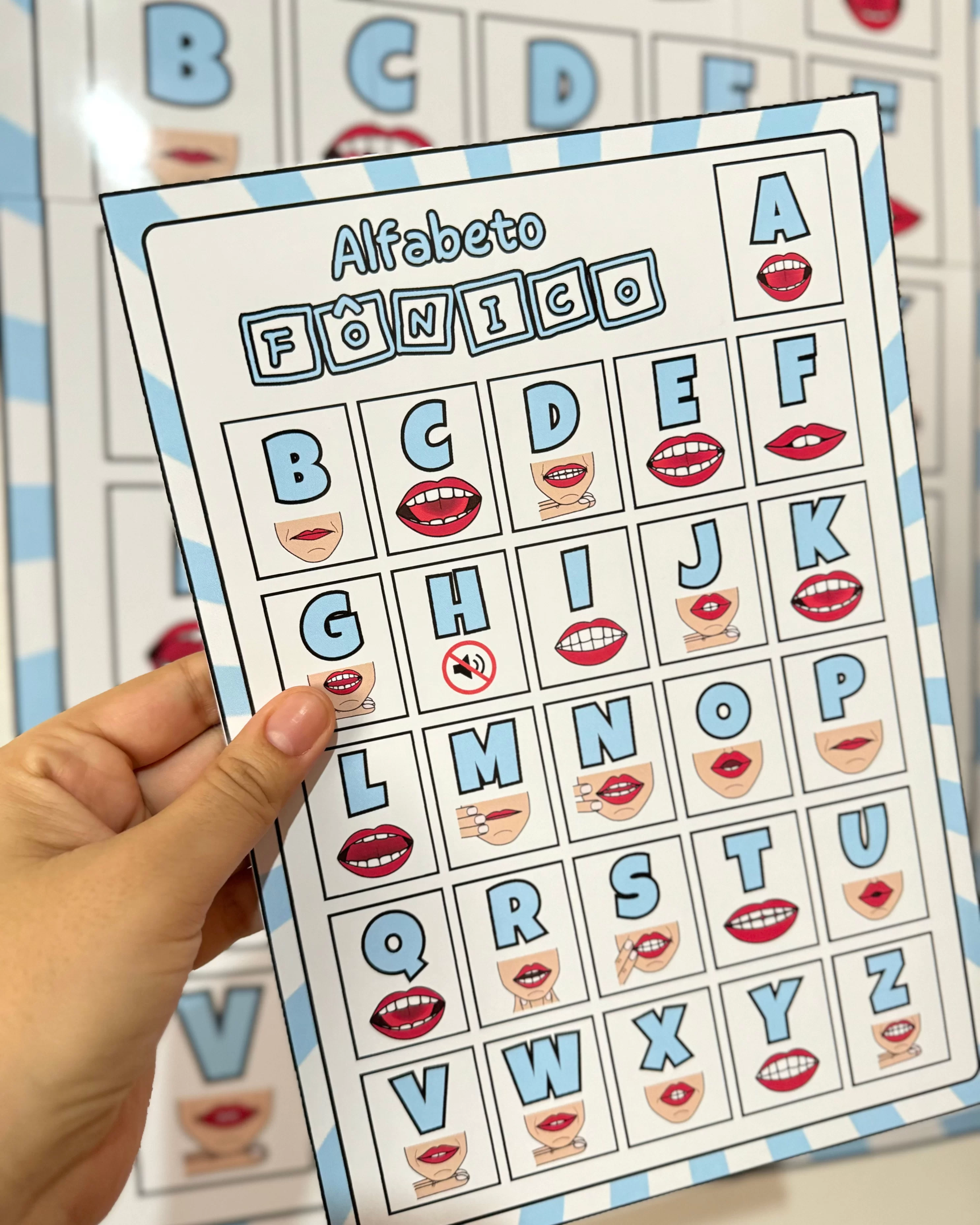 Cartaz Alfabeto Fônico