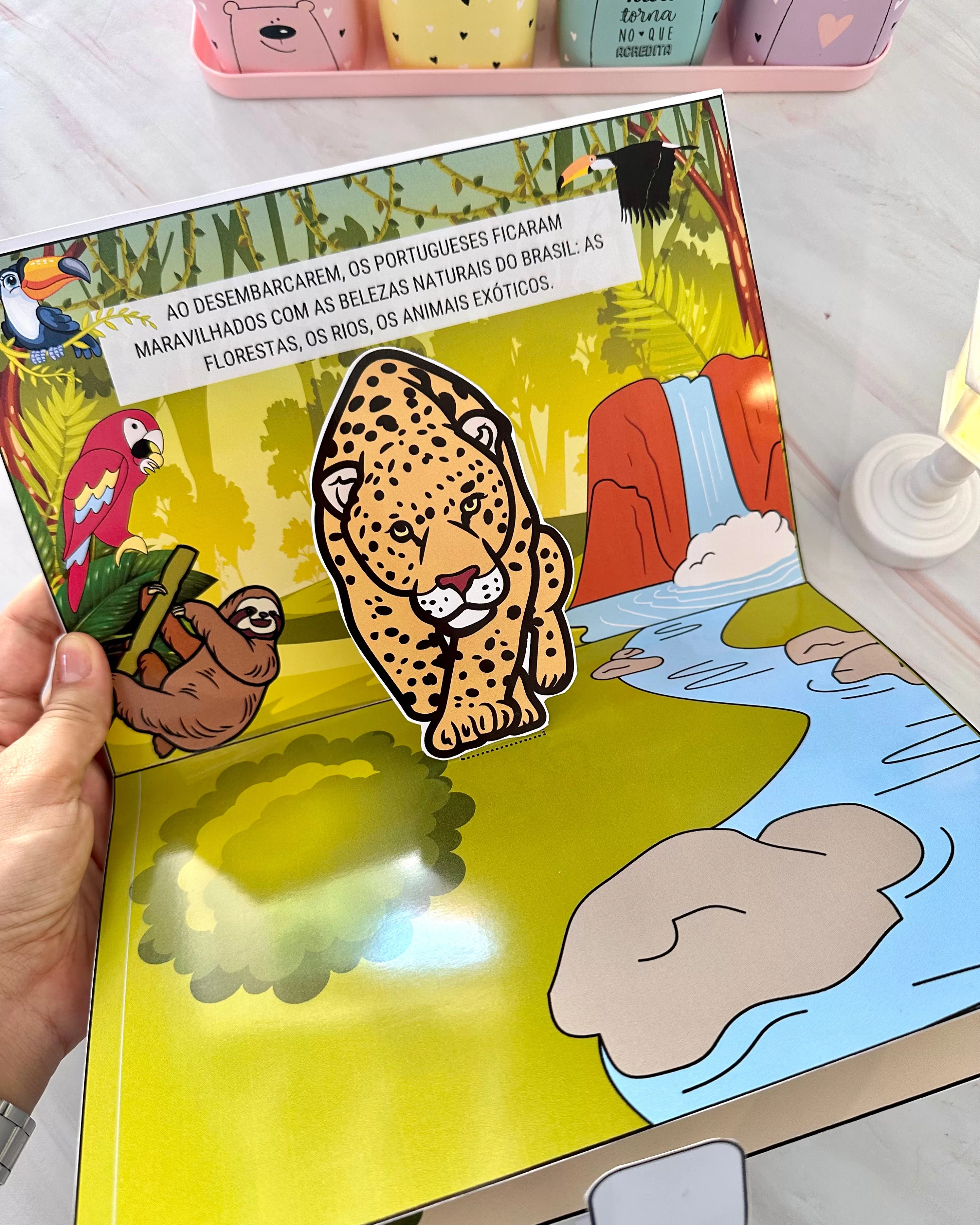 Livro 3D Descobrimento do Brasil - Imagem 3