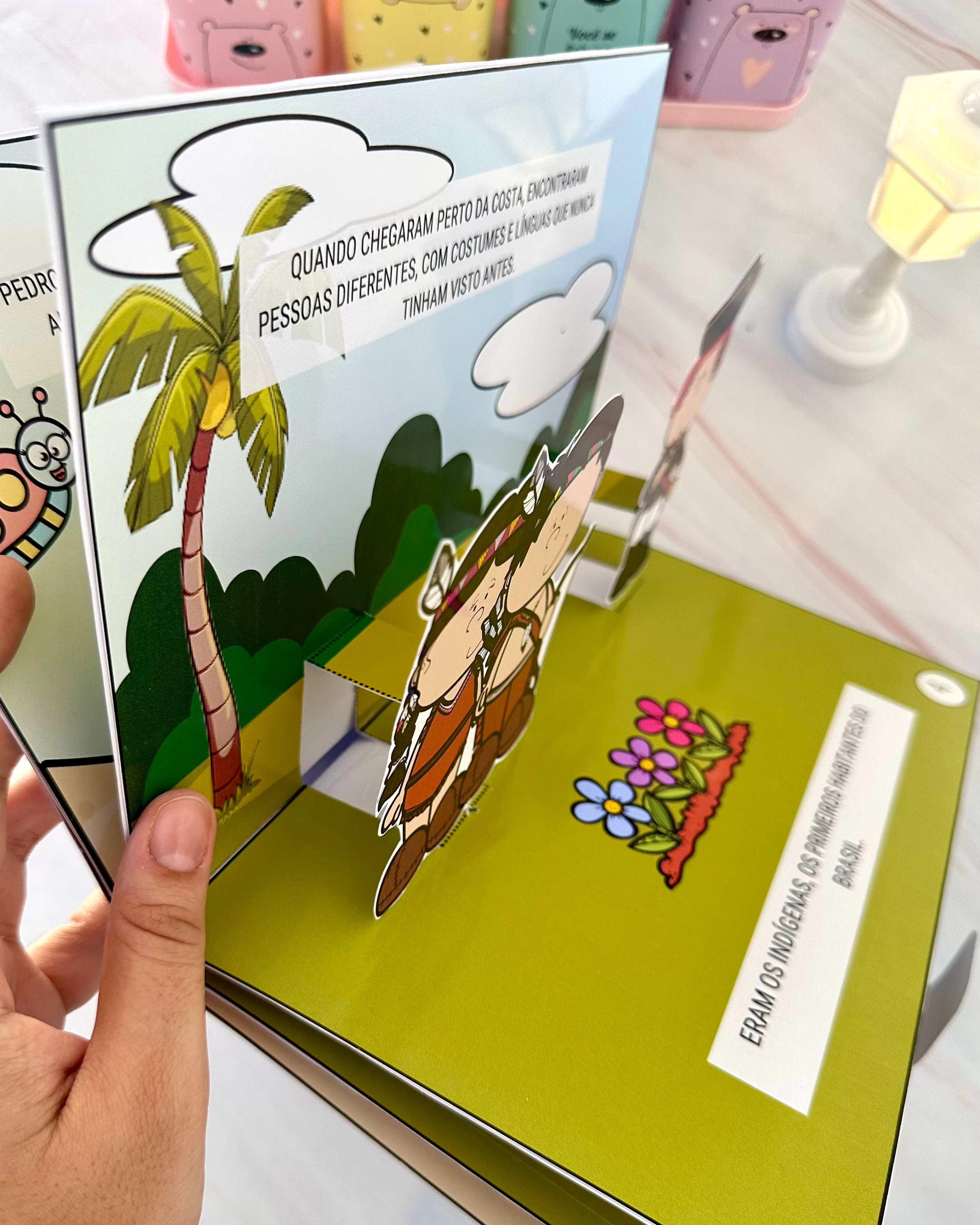 Livro 3D Descobrimento do Brasil - Imagem 4