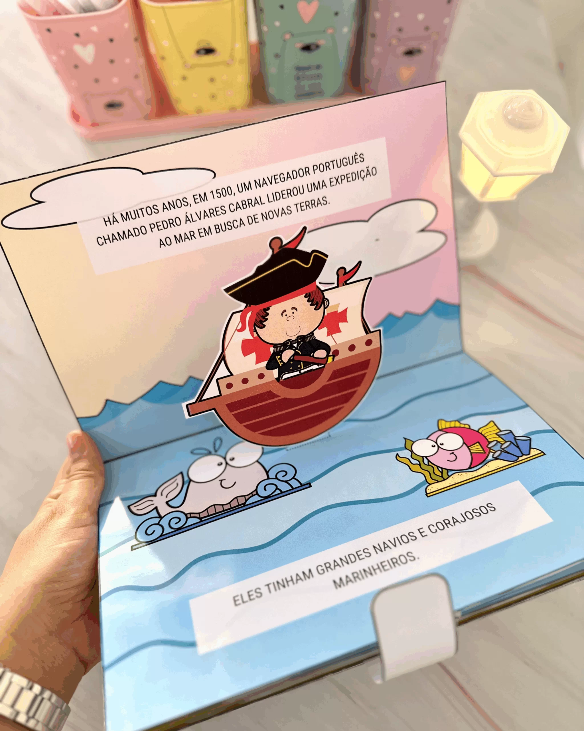 Livro 3D Descobrimento do Brasil - Imagem 2