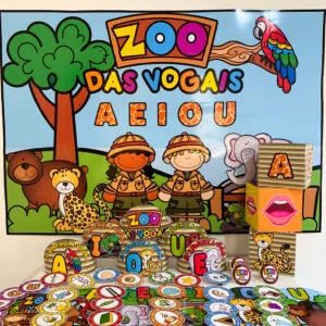 Kit Zoo das Vogais