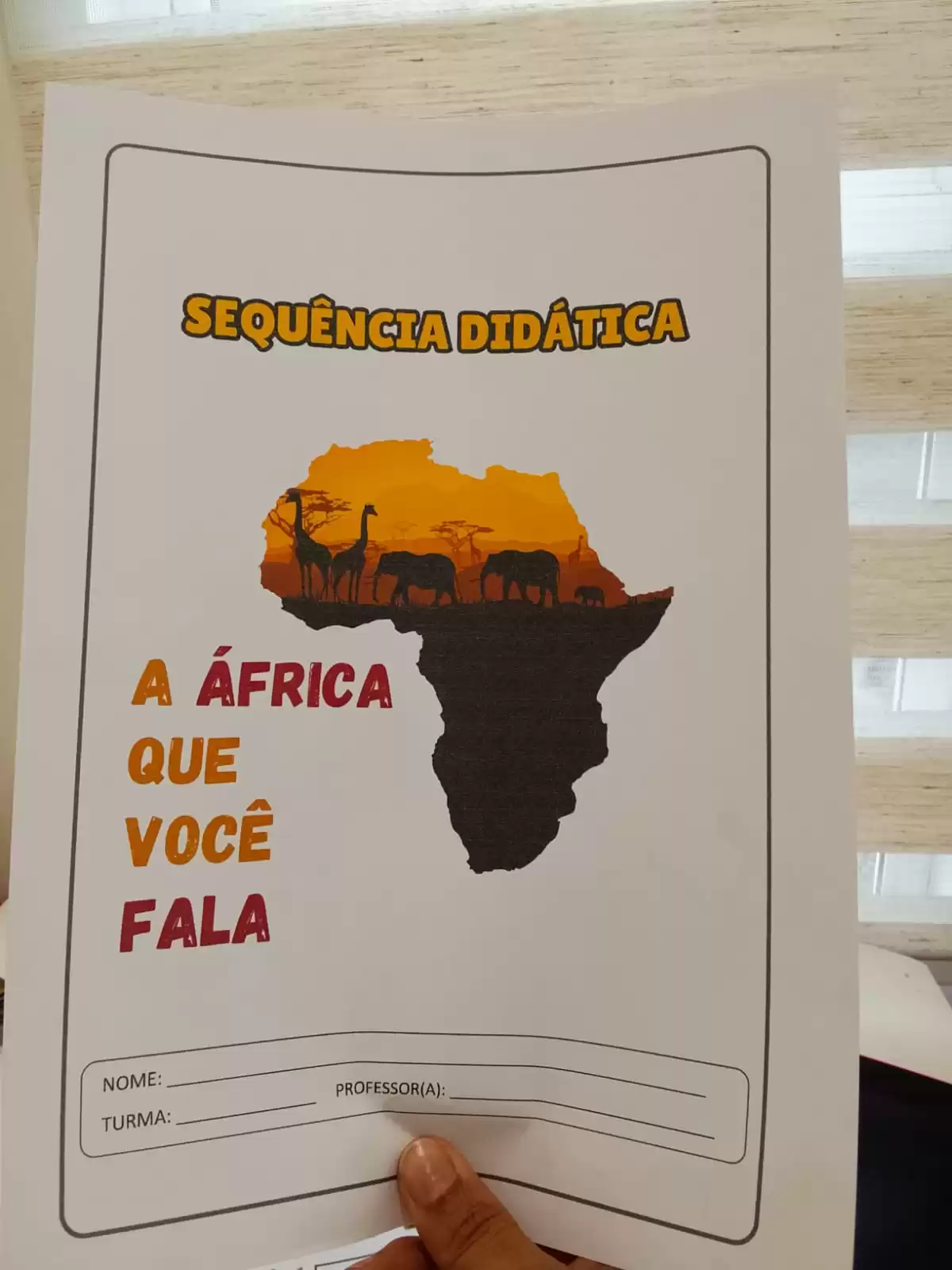 Sequência Didática - A África que você fala