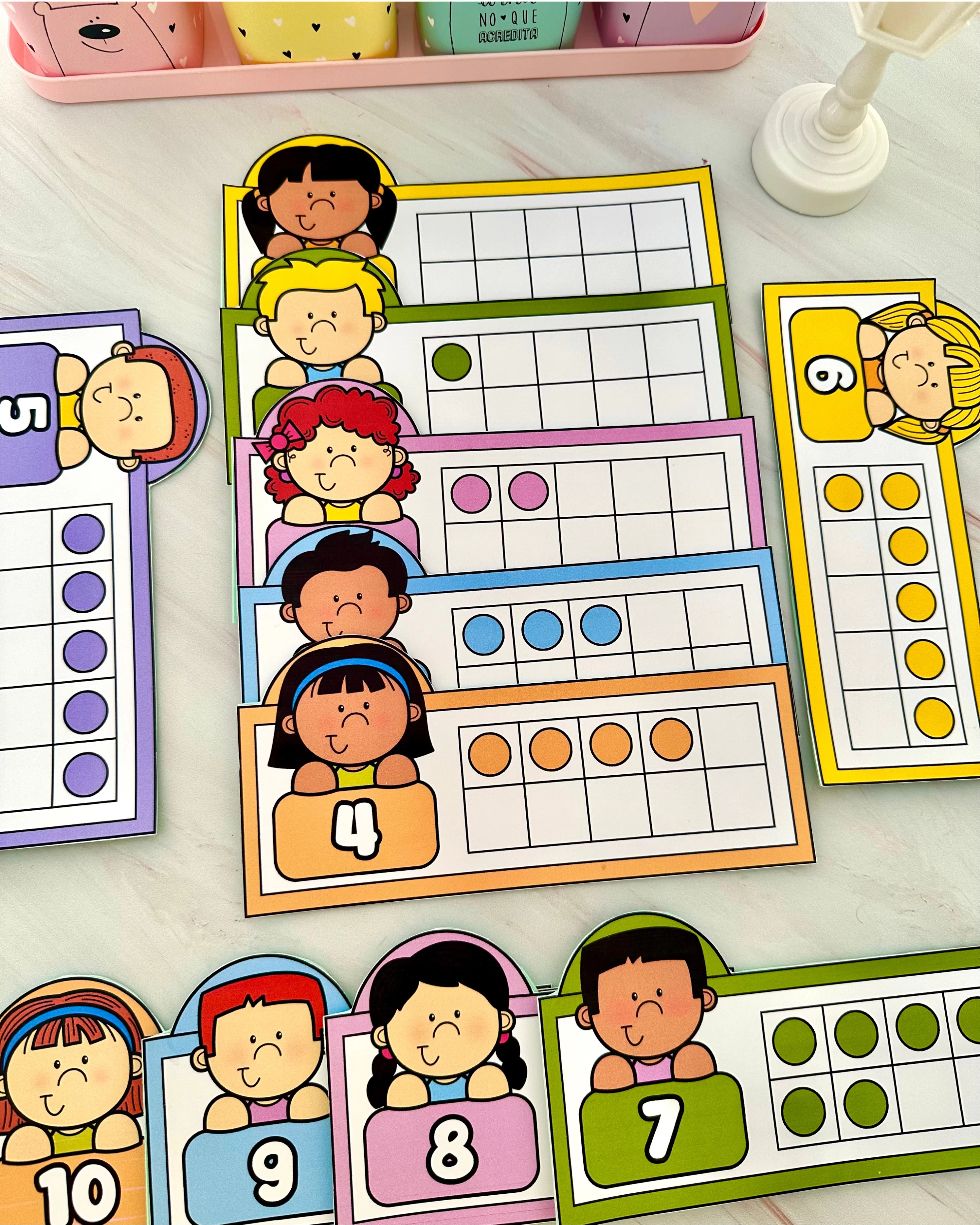 Fichas de Contagem 0 a 10 - Imagem 2
