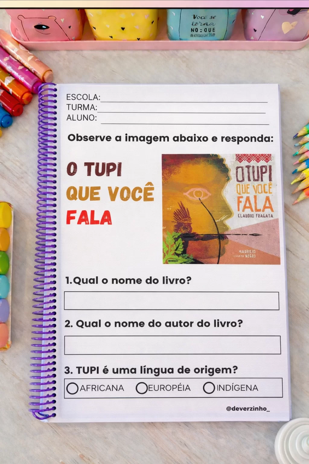 Sequência Didática - O Tupi que você fala - Imagem 4