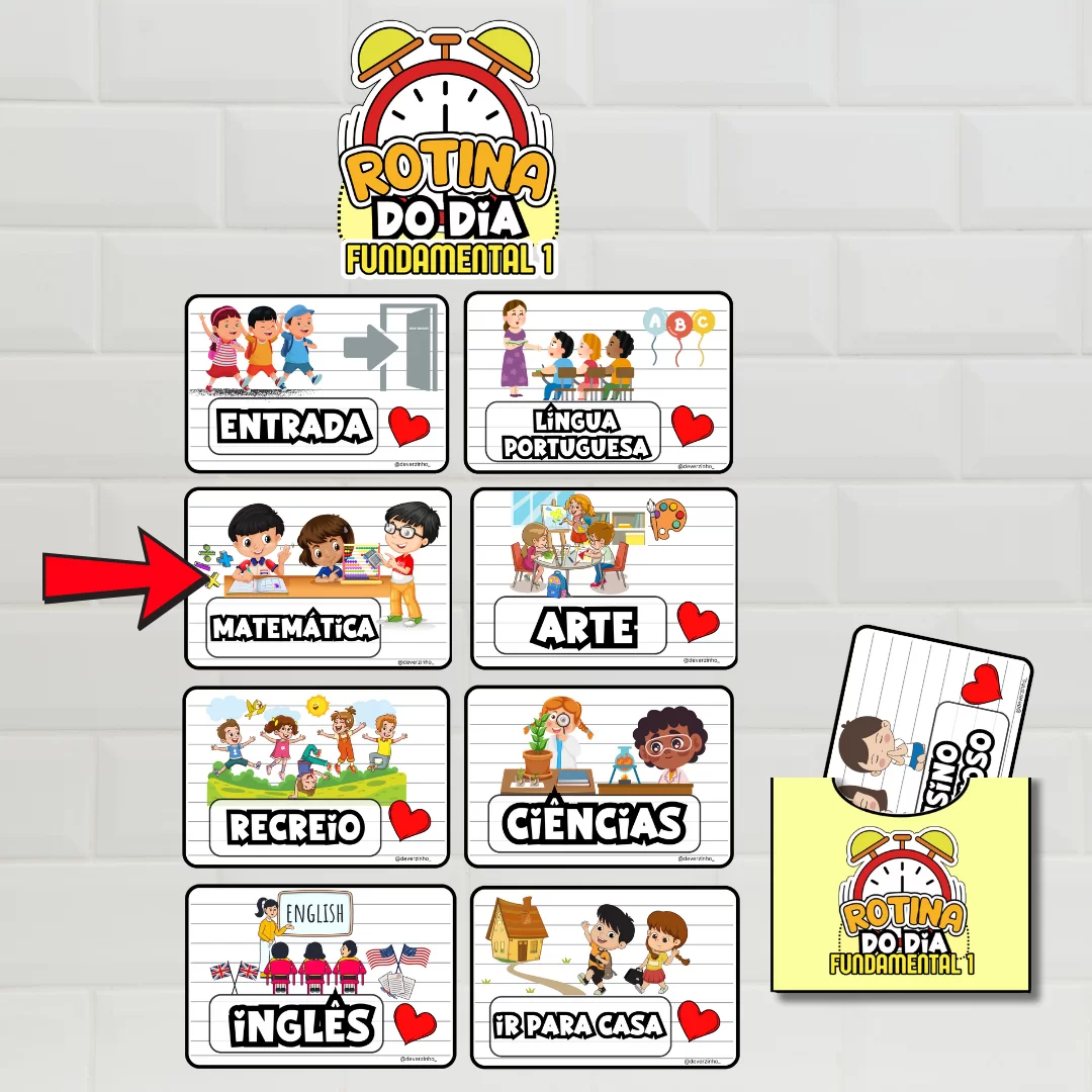 Quadro da Rotina - Ensino Fundamental 1 - Imagem 2