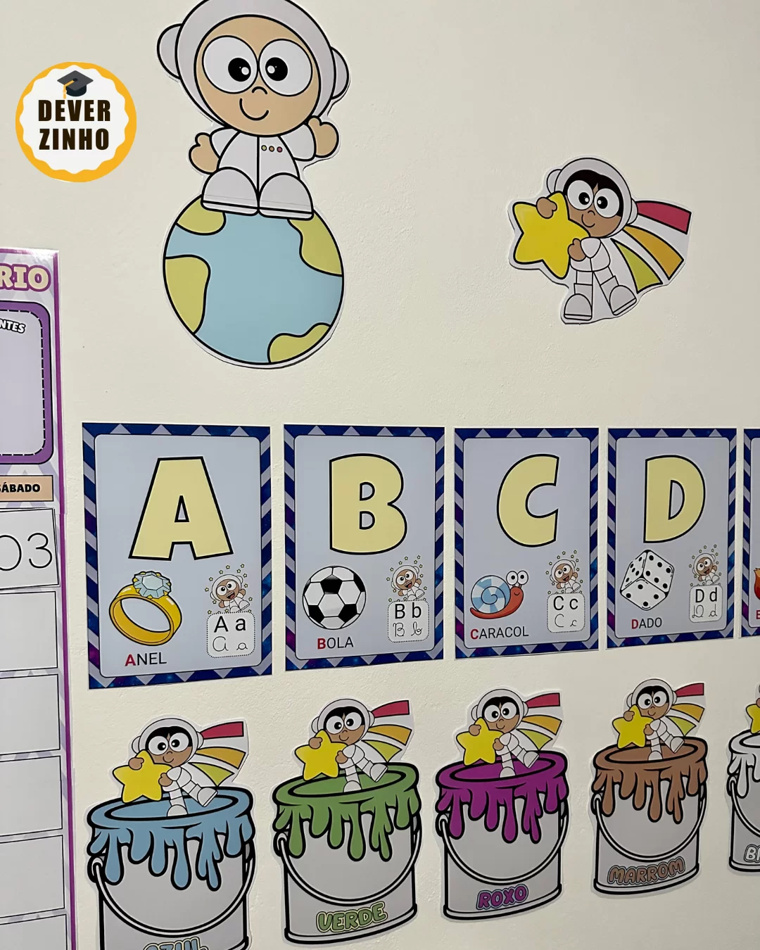 Kit Sala de Aula Astronauta - Imagem 4