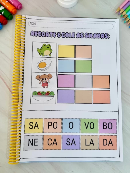 Recorte e cole as Sílabas - Imagem 2