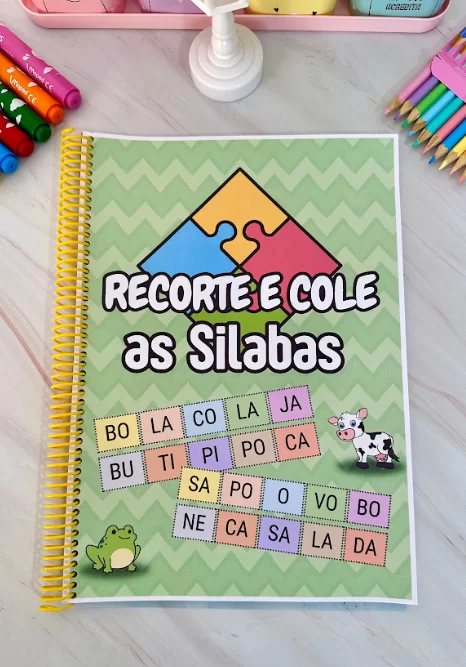 Recorte e cole as Sílabas
