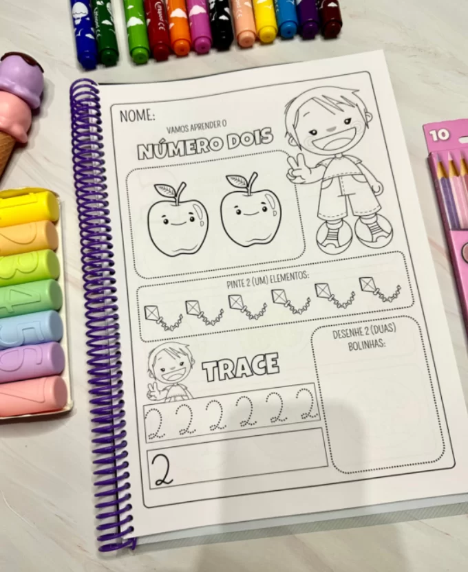 Apostila Numerais de 0 a 10 - Imagem 4