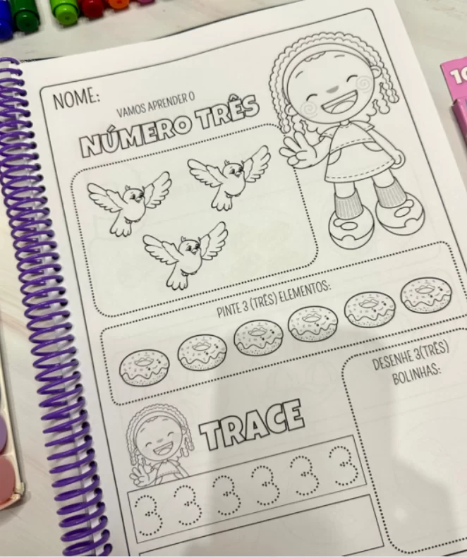 Apostila Numerais de 0 a 10 - Imagem 3