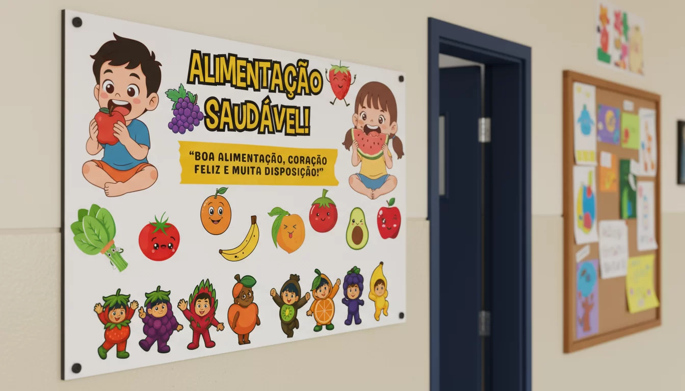 Mural Alimentação Saudável - Imagem 2