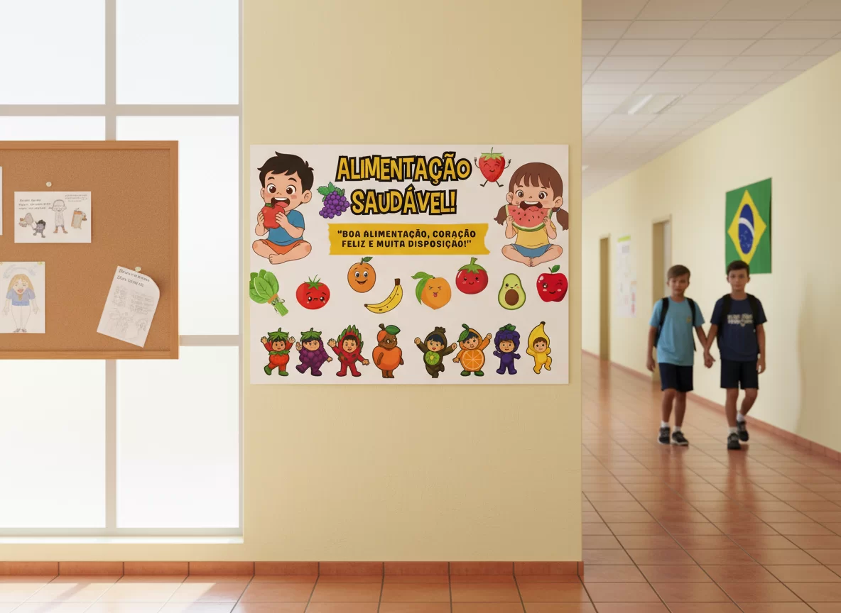 Mural Alimentação Saudável