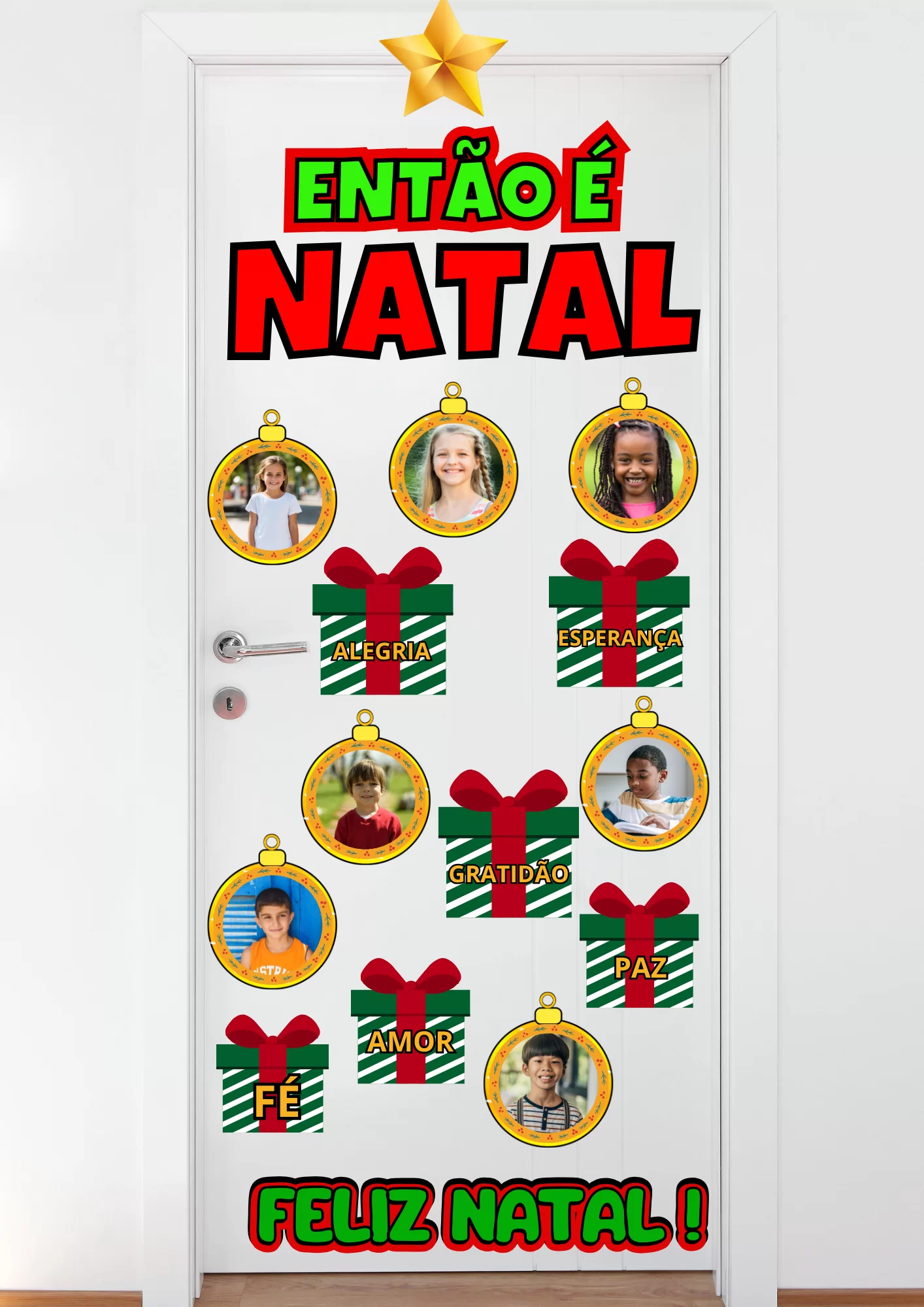Decoração de Porta - Natal
