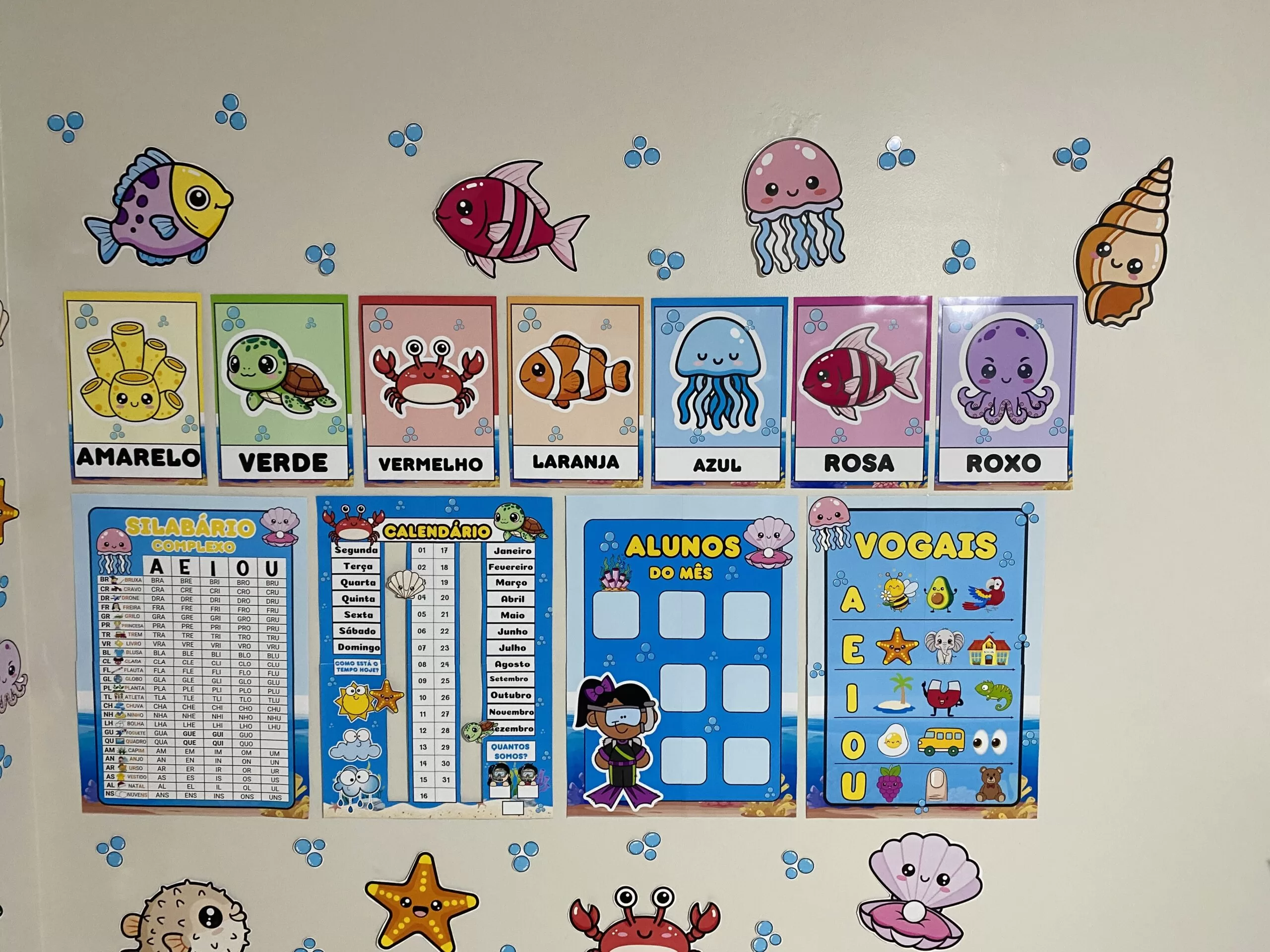 Kit de Sala – Fundo do Mar - Imagem 4
