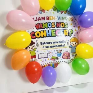 Dinâmica Volta às Aulas – Balões Interativos