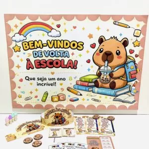 Kit Volta às Aulas – TEMA CAPIVARA