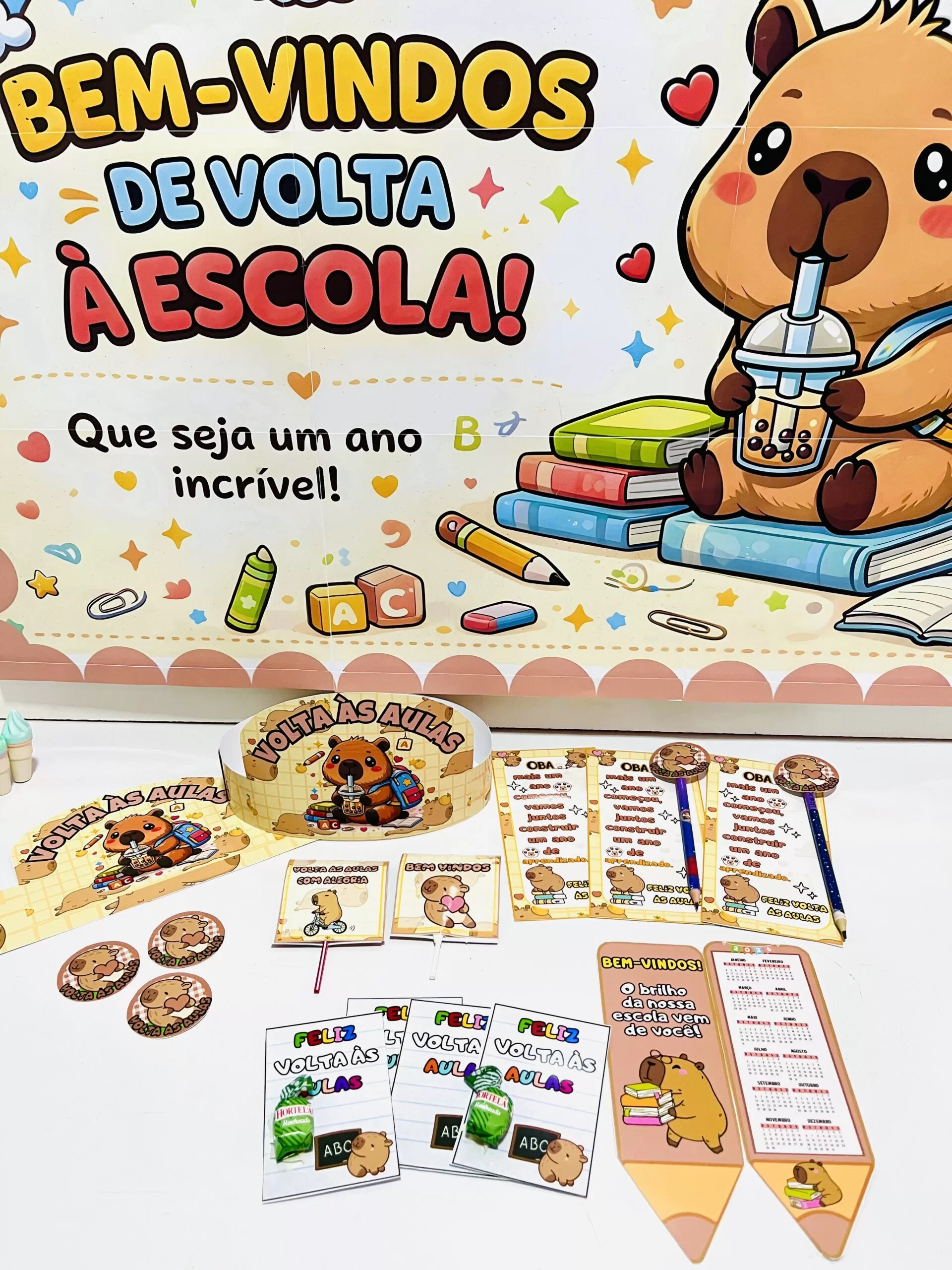 Kit Volta às Aulas – TEMA CAPIVARA - Imagem 5