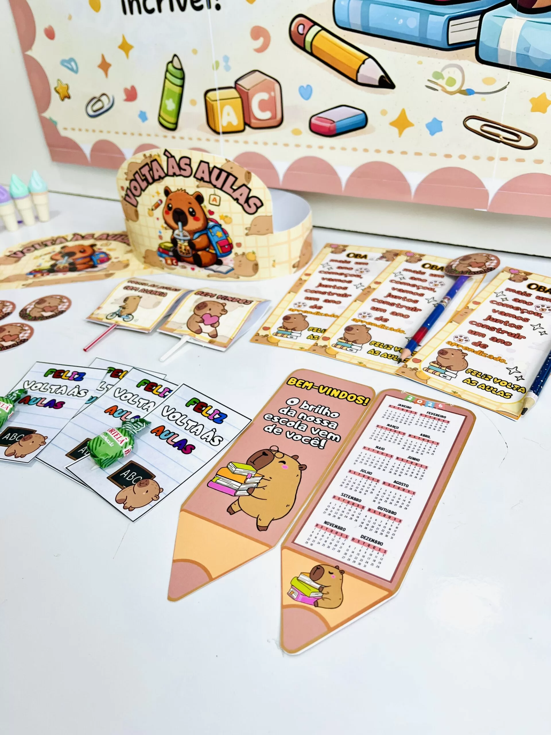 Kit Volta às Aulas – TEMA CAPIVARA - Imagem 6