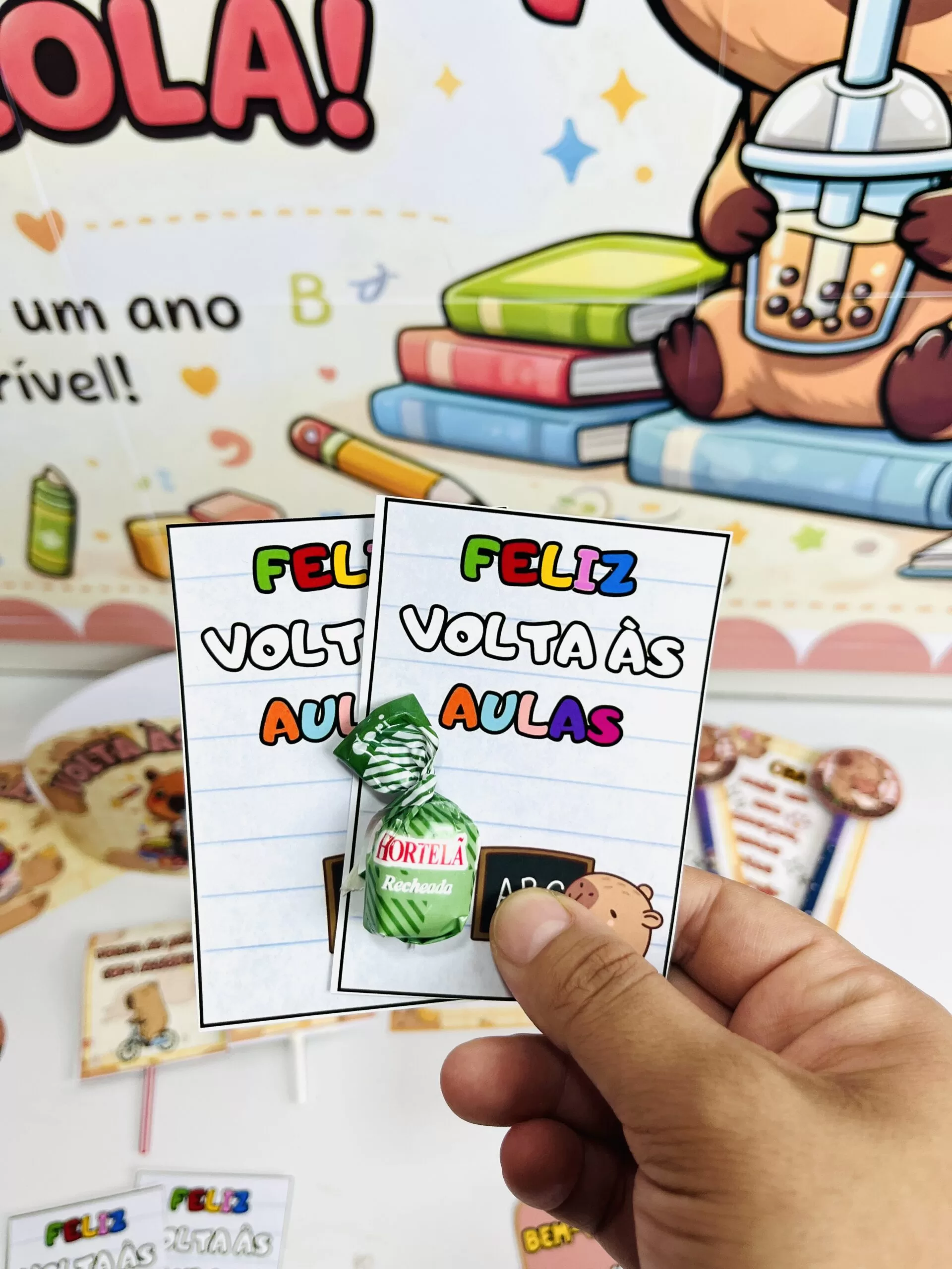 Kit Volta às Aulas – TEMA CAPIVARA - Imagem 8
