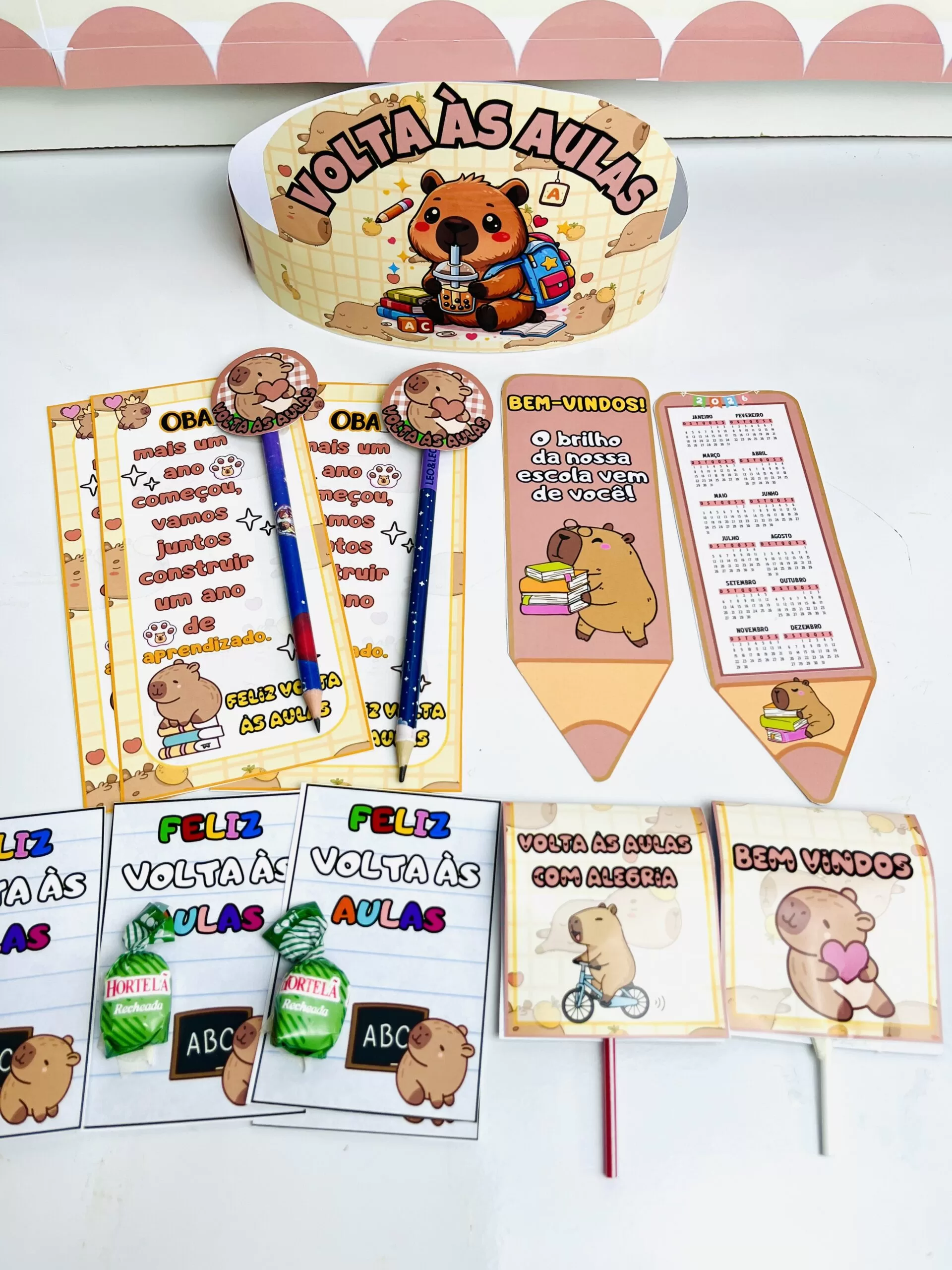 Kit Volta às Aulas – TEMA CAPIVARA - Imagem 4