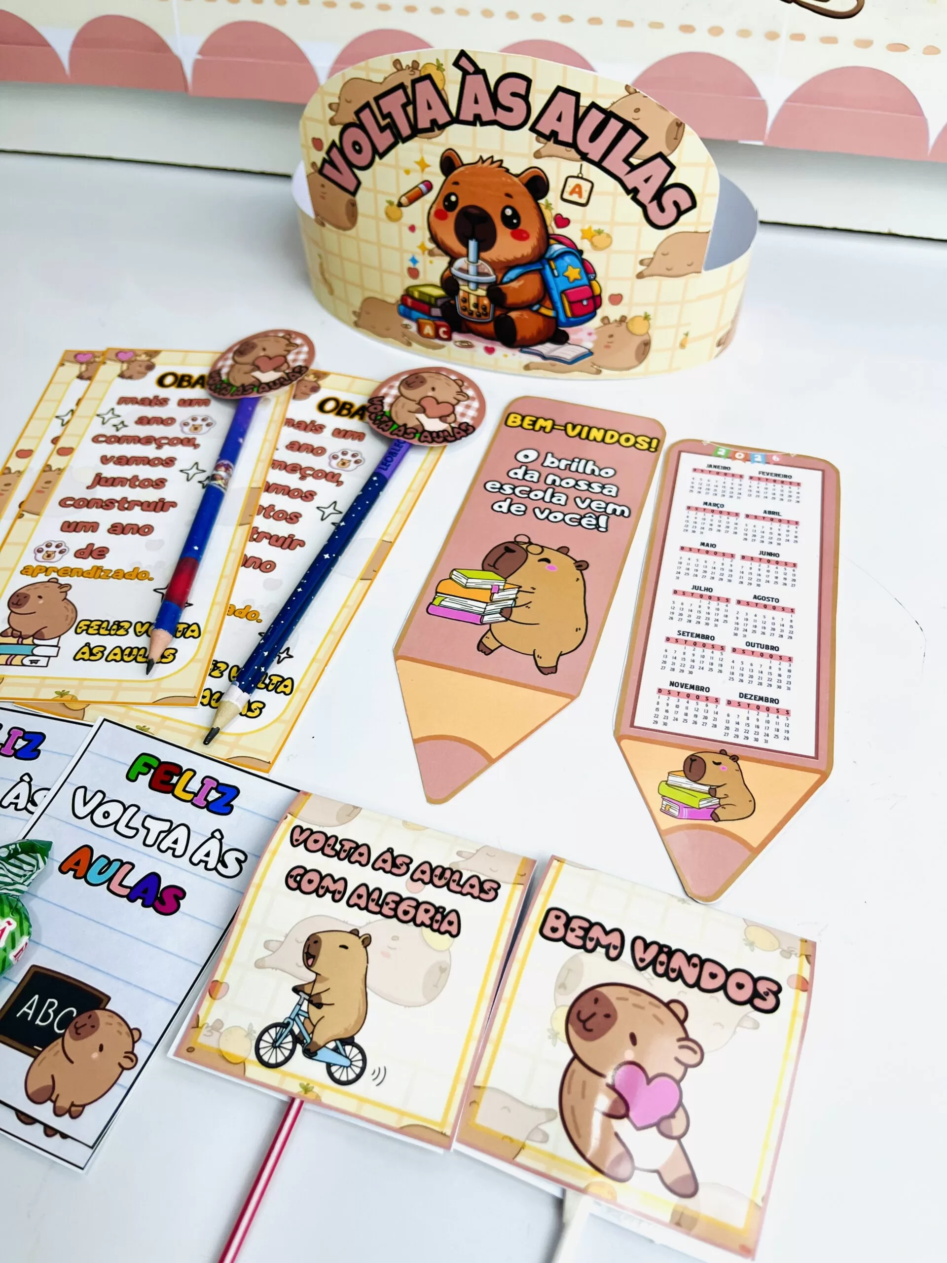 Kit Volta às Aulas – TEMA CAPIVARA - Imagem 7
