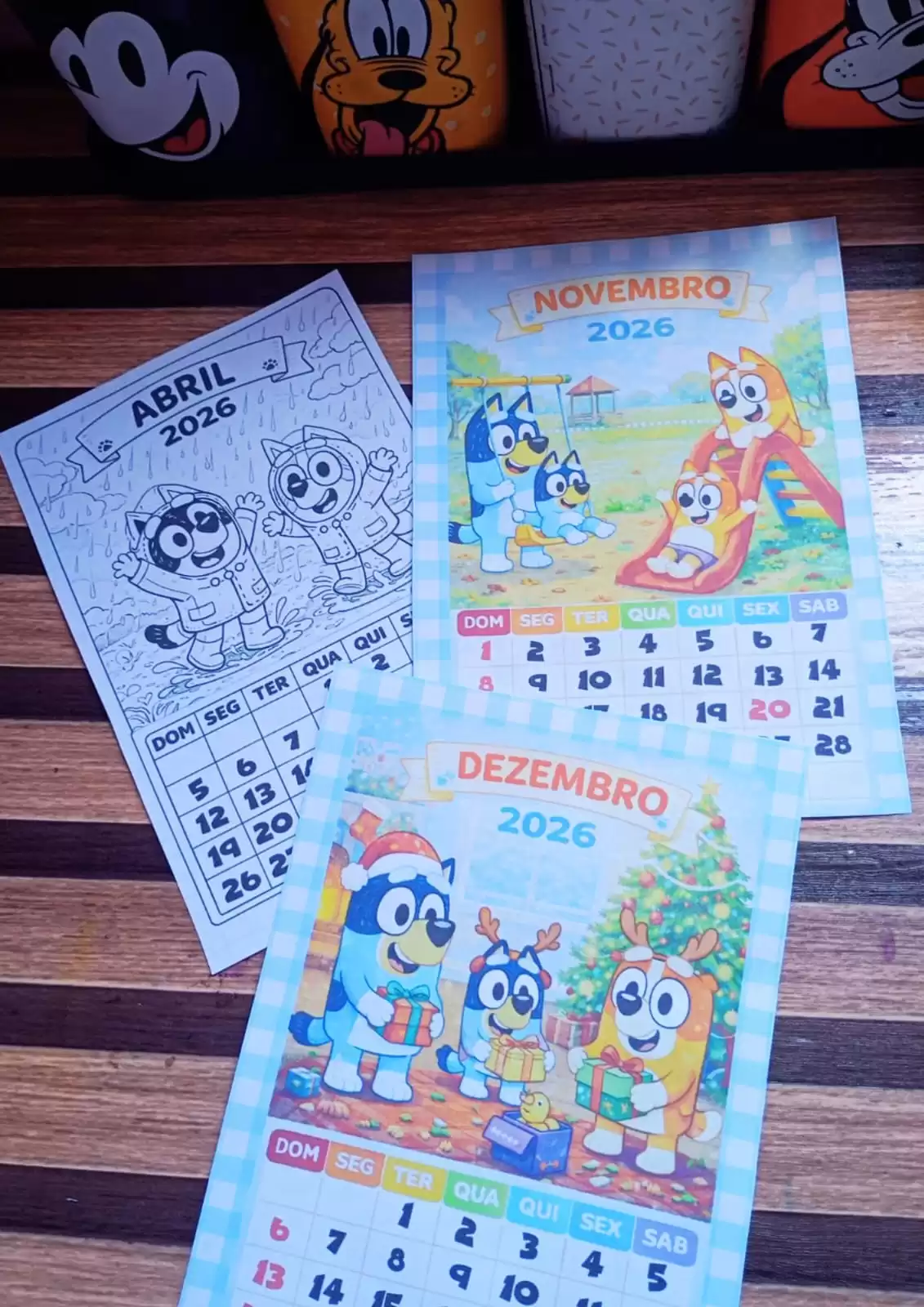 CALENDÁRIO BLUEY 2026 - Imagem 3