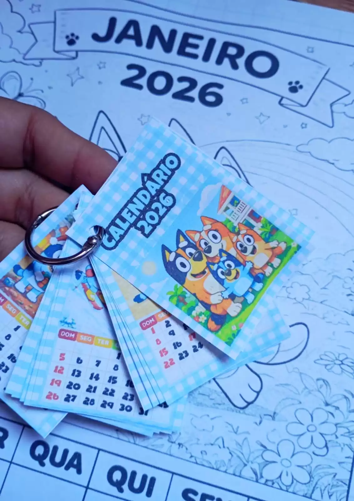 CALENDÁRIO BLUEY 2026
