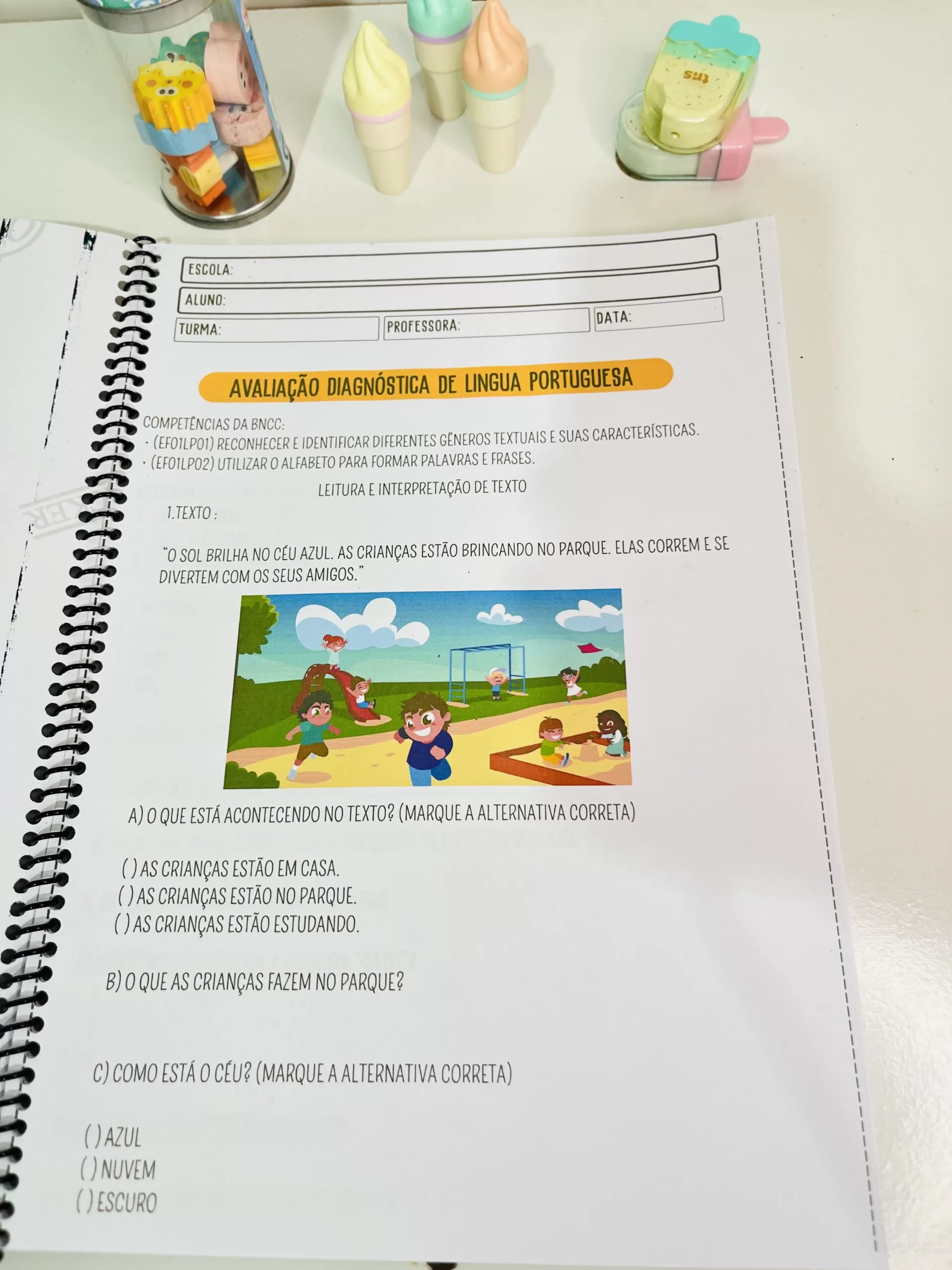 Avaliação Diagnóstica - 1º Ano - Imagem 6