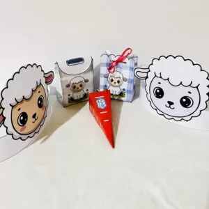 Mini Kit Páscoa – Tema Cordeirinho