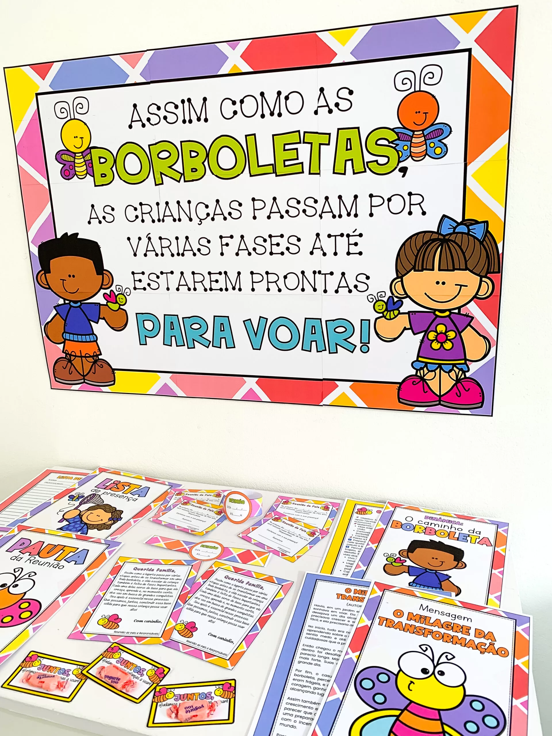 Kit de Reunião de Pais - Borboletas - Imagem 2