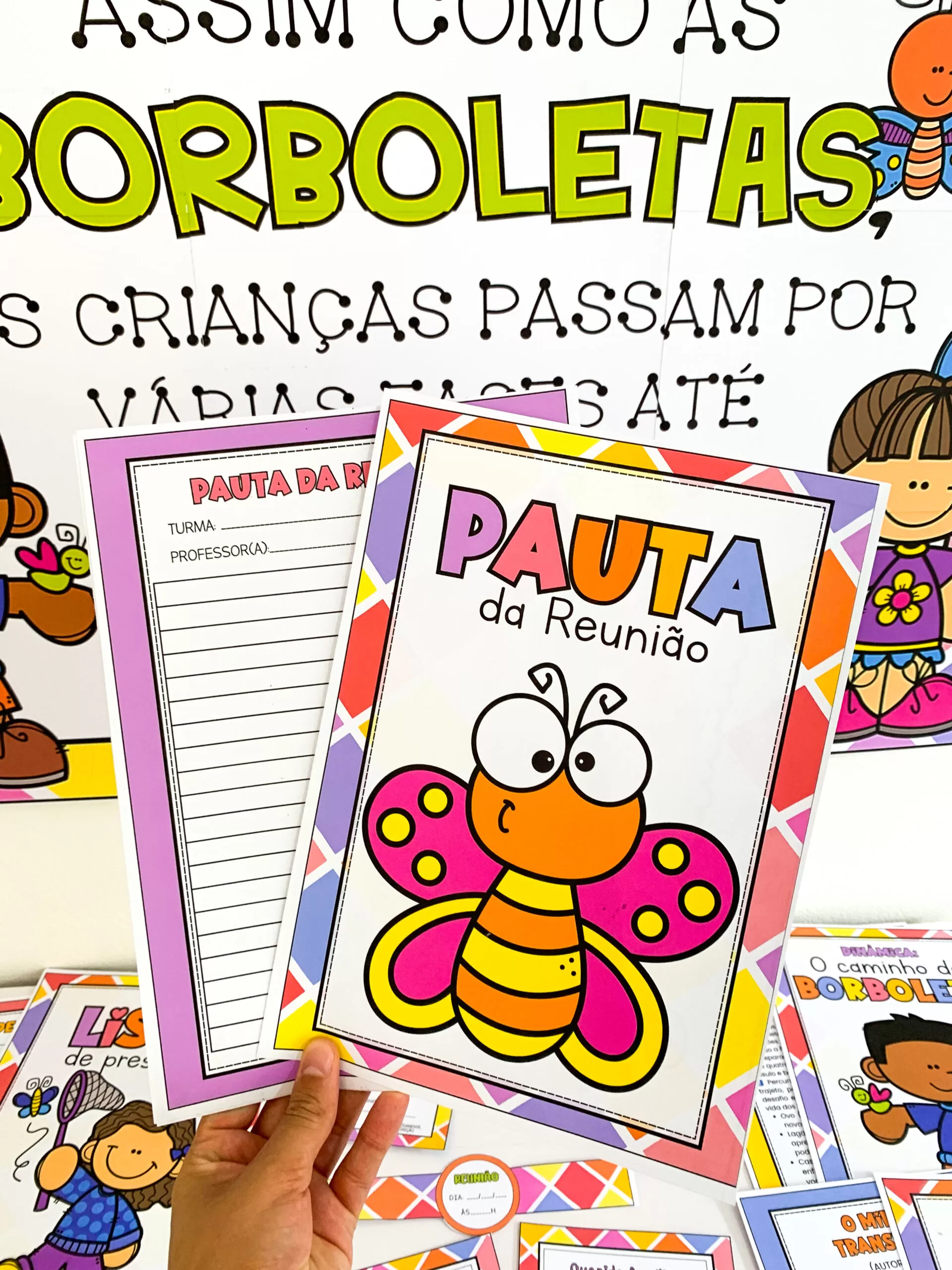 Kit de Reunião de Pais - Borboletas - Imagem 9