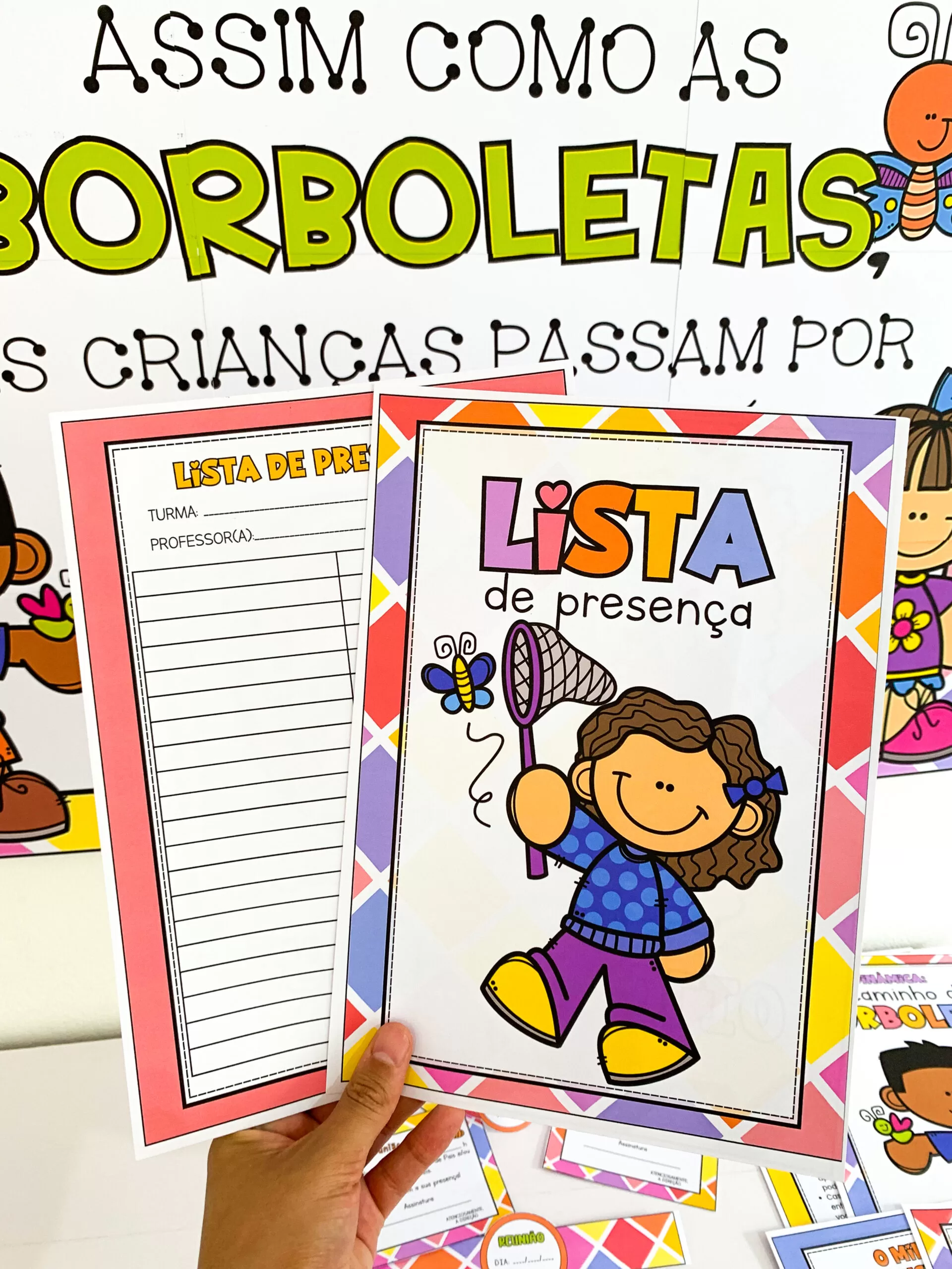 Kit de Reunião de Pais - Borboletas - Imagem 8